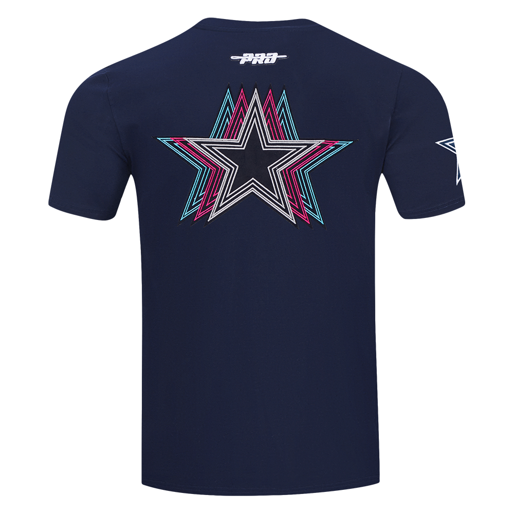 NFL DALLAS COWBOYS ECHO LOGO MEN'S SINGLE JERSEY TEE (MIDNIGHT NAVY)