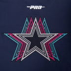NFL DALLAS COWBOYS ECHO LOGO MEN'S SINGLE JERSEY TEE (MIDNIGHT NAVY)