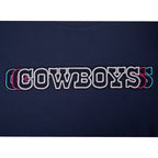 NFL DALLAS COWBOYS ECHO LOGO MEN'S SINGLE JERSEY TEE (MIDNIGHT NAVY)
