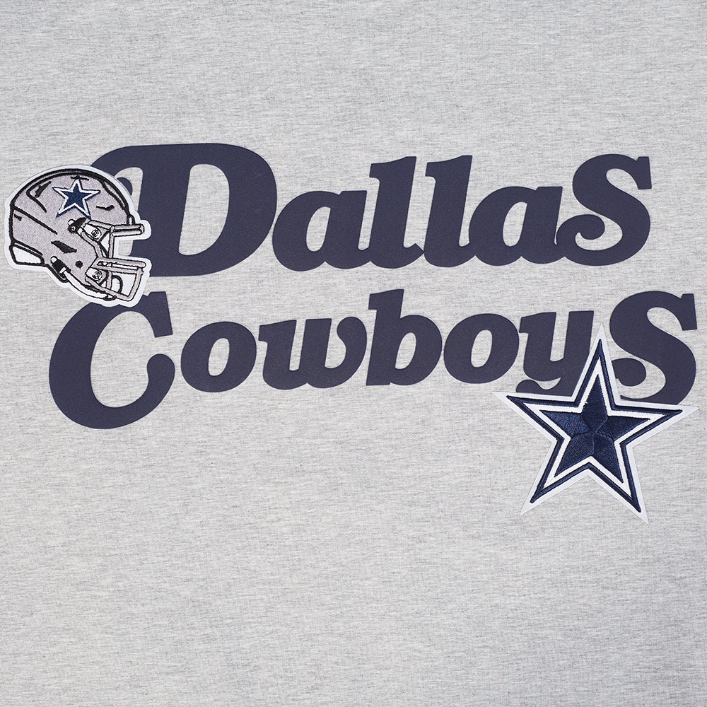 NFL DALLAS COWBOYS SOUVENIR MEN'S SINGLE JERSEY TEE (HEATHER GREY)