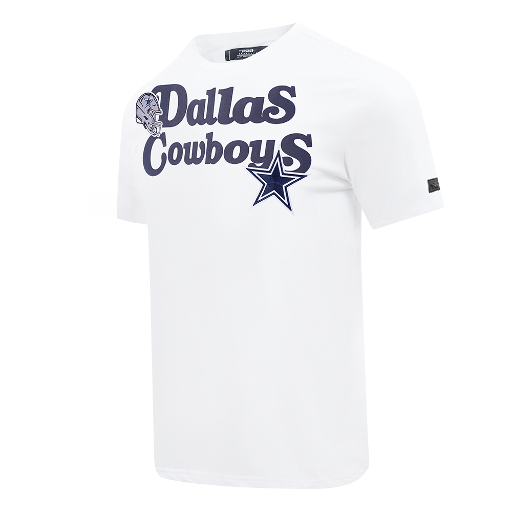 NFL DALLAS COWBOYS SOUVENIR T-SHIRT EN JERSEY SIMPLE POUR HOMME (BLANC)