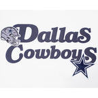 NFL DALLAS COWBOYS SOUVENIR T-SHIRT EN JERSEY SIMPLE POUR HOMME (BLANC)