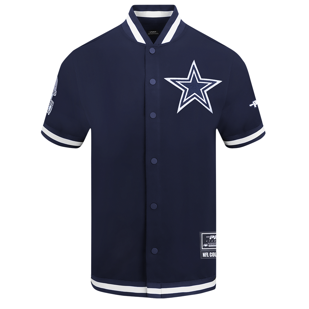 NFL DALLAS COWBOYS SOUVENIR BLOUSON D'ÉCHAUFFEMENT POUR HOMME (MARINE MINUIT)