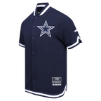 NFL DALLAS COWBOYS SOUVENIR BLOUSON D'ÉCHAUFFEMENT POUR HOMME (MARINE MINUIT)