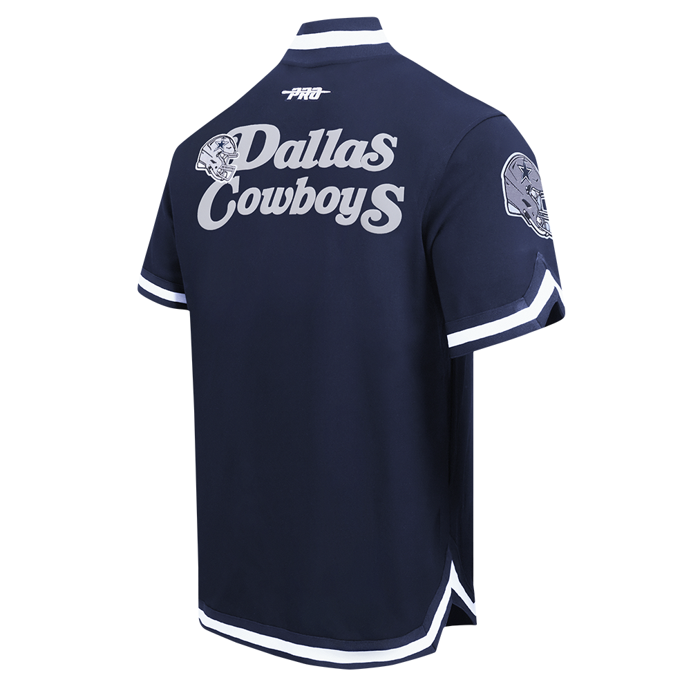 NFL DALLAS COWBOYS SOUVENIR BLOUSON D'ÉCHAUFFEMENT POUR HOMME (MARINE MINUIT)
