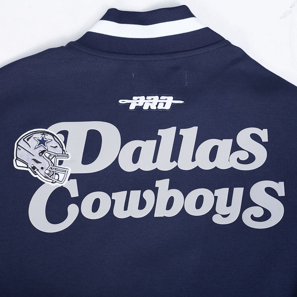 NFL DALLAS COWBOYS SOUVENIR BLOUSON D'ÉCHAUFFEMENT POUR HOMME (MARINE MINUIT)