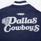 NFL DALLAS COWBOYS SOUVENIR BLOUSON D'ÉCHAUFFEMENT POUR HOMME (MARINE MINUIT)