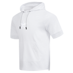 NFL DALLAS COWBOYS WHITE OUT MEN'S SHORT SLEEVE PULLOVER HOODIE (WHITE)