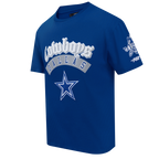 NFL DALLAS COWBOYS BEST OF MEN'S CJ DROP SHOULDER TEE (DODGER BLUE)