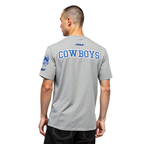 NFL DALLAS COWBOYS BEST OF T-SHIRT EN JERSEY DE COTON À ÉPAULES TOMBANTES POUR HOMME (GRIS CHINÉ FONCÉ)