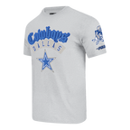 NFL DALLAS COWBOYS BEST OF T-SHIRT EN JERSEY DE COTON À ÉPAULES TOMBANTES POUR HOMME (GRIS CHINÉ FONCÉ)