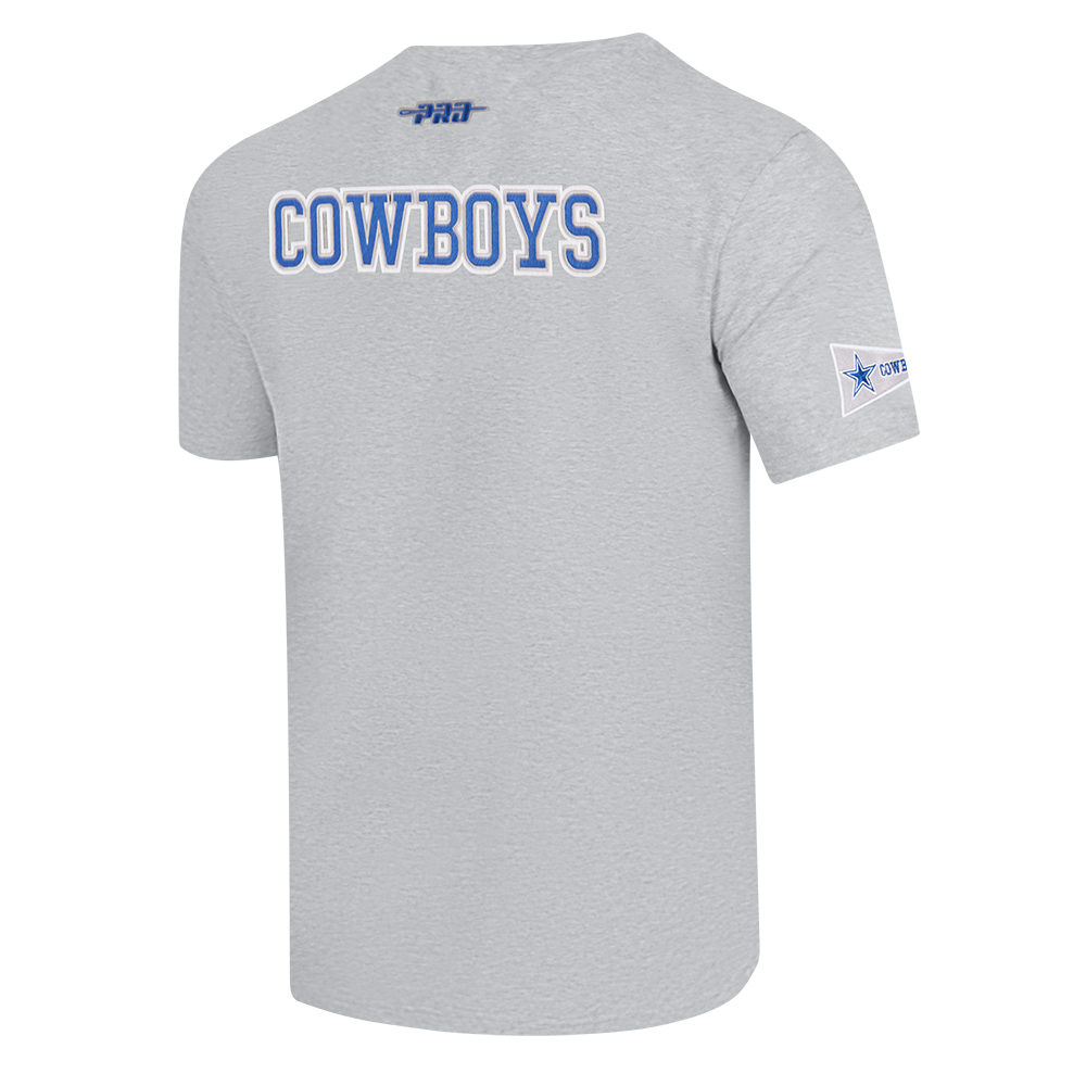 NFL DALLAS COWBOYS BEST OF T-SHIRT EN JERSEY DE COTON À ÉPAULES TOMBANTES POUR HOMME (GRIS CHINÉ FONCÉ)