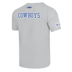 NFL DALLAS COWBOYS BEST OF T-SHIRT EN JERSEY DE COTON À ÉPAULES TOMBANTES POUR HOMME (GRIS CHINÉ FONCÉ)