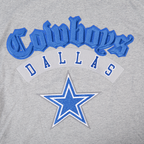 NFL DALLAS COWBOYS BEST OF T-SHIRT EN JERSEY DE COTON À ÉPAULES TOMBANTES POUR HOMME (GRIS CHINÉ FONCÉ)