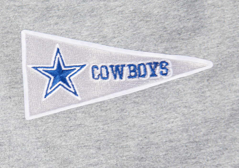 NFL DALLAS COWBOYS BEST OF T-SHIRT EN JERSEY DE COTON À ÉPAULES TOMBANTES POUR HOMME (GRIS CHINÉ FONCÉ)