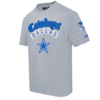 NFL DALLAS COWBOYS BEST OF T-SHIRT EN JERSEY DE COTON À ÉPAULES TOMBANTES POUR HOMME (GRIS CHINÉ FONCÉ)