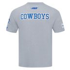 NFL DALLAS COWBOYS BEST OF T-SHIRT EN JERSEY DE COTON À ÉPAULES TOMBANTES POUR HOMME (GRIS CHINÉ FONCÉ)