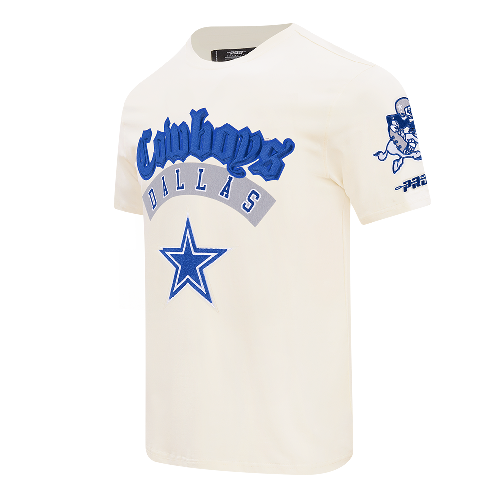 NFL DALLAS COWBOYS BEST OF MEN'S DROP SHOULDER TEE (EGGSHELL)
