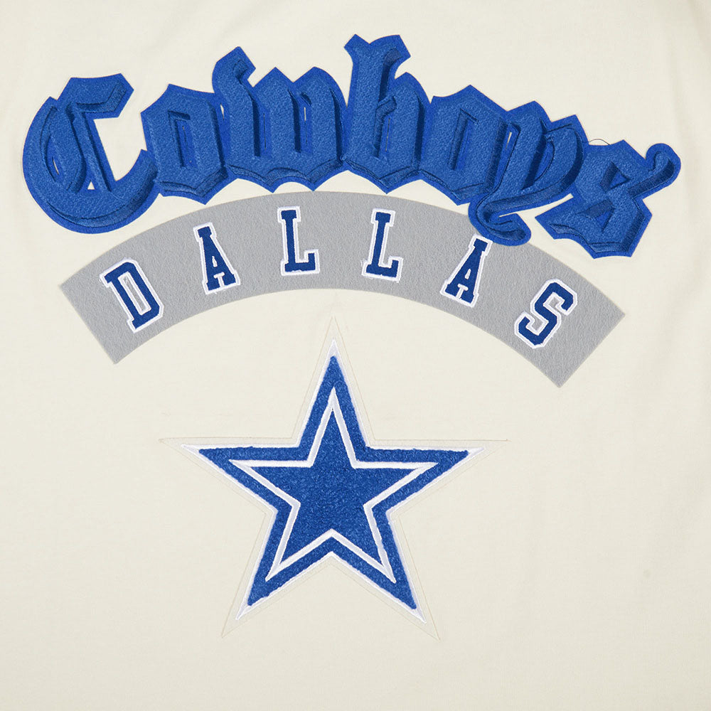 NFL DALLAS COWBOYS BEST OF MEN'S DROP SHOULDER TEE (EGGSHELL)