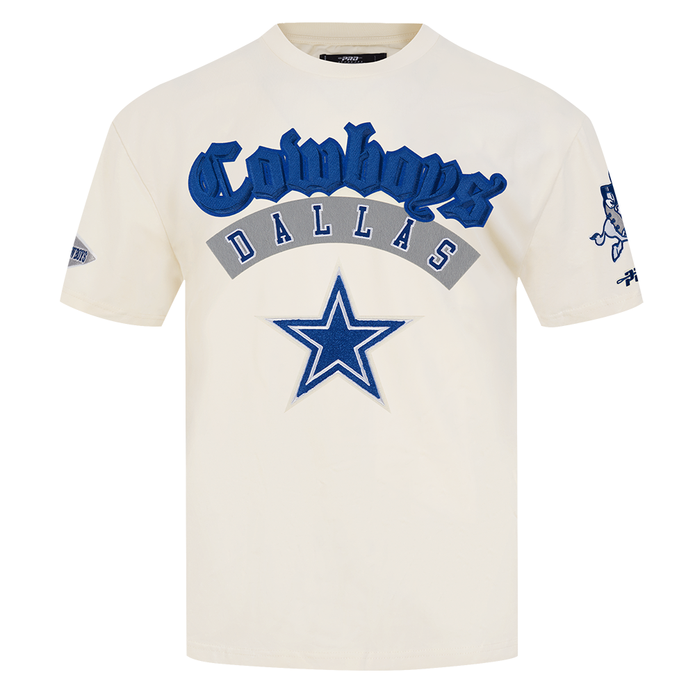 NFL DALLAS COWBOYS BEST OF MEN'S DROP SHOULDER TEE (EGGSHELL)