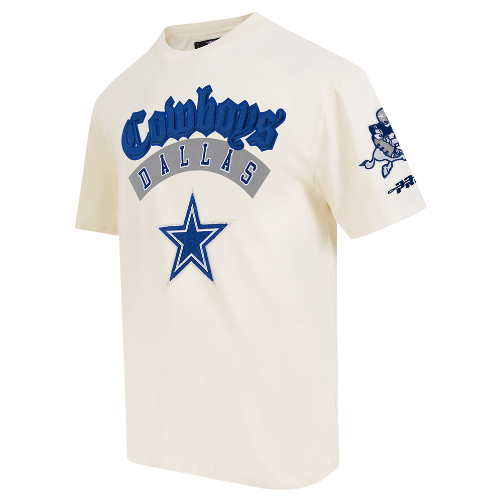 NFL DALLAS COWBOYS BEST OF MEN'S DROP SHOULDER TEE (EGGSHELL)