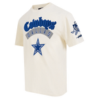 NFL DALLAS COWBOYS BEST OF MEN'S DROP SHOULDER TEE (EGGSHELL)