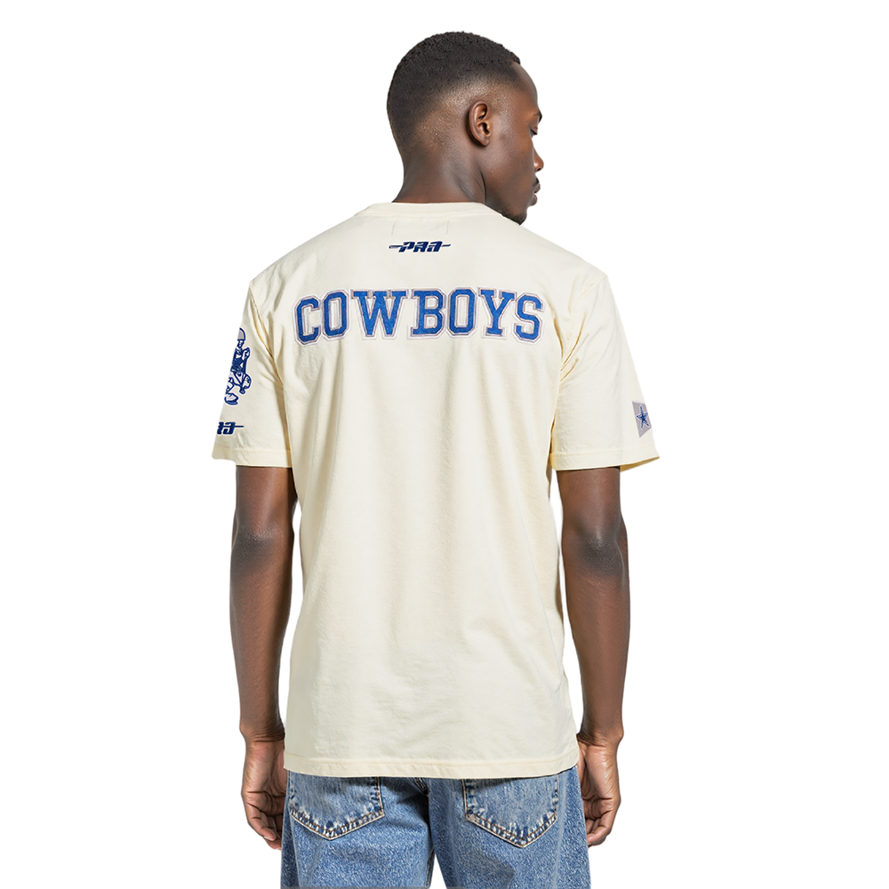 NFL DALLAS COWBOYS BEST OF MEN'S DROP SHOULDER TEE (EGGSHELL)