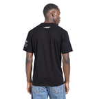 NFL DALLAS COWBOYS REBEL ATHLETICS T-SHIRT EN JERSEY SIMPLE À LOGO EMPILÉ POUR HOMME (NOIR)