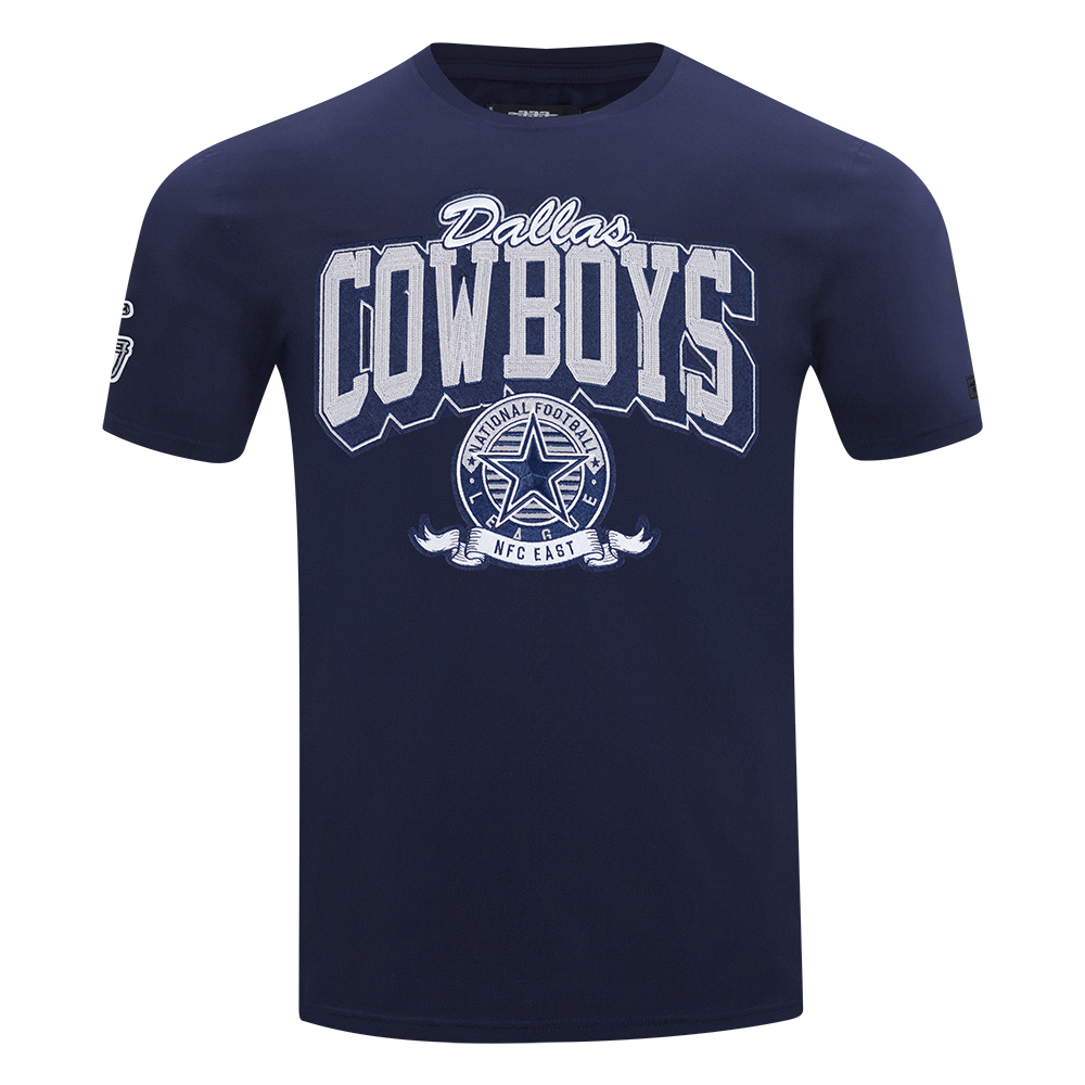 NFL DALLAS COWBOYS TEAM BADGE MEN'S WM SJ TEE (MIDNIGHT NAVY)