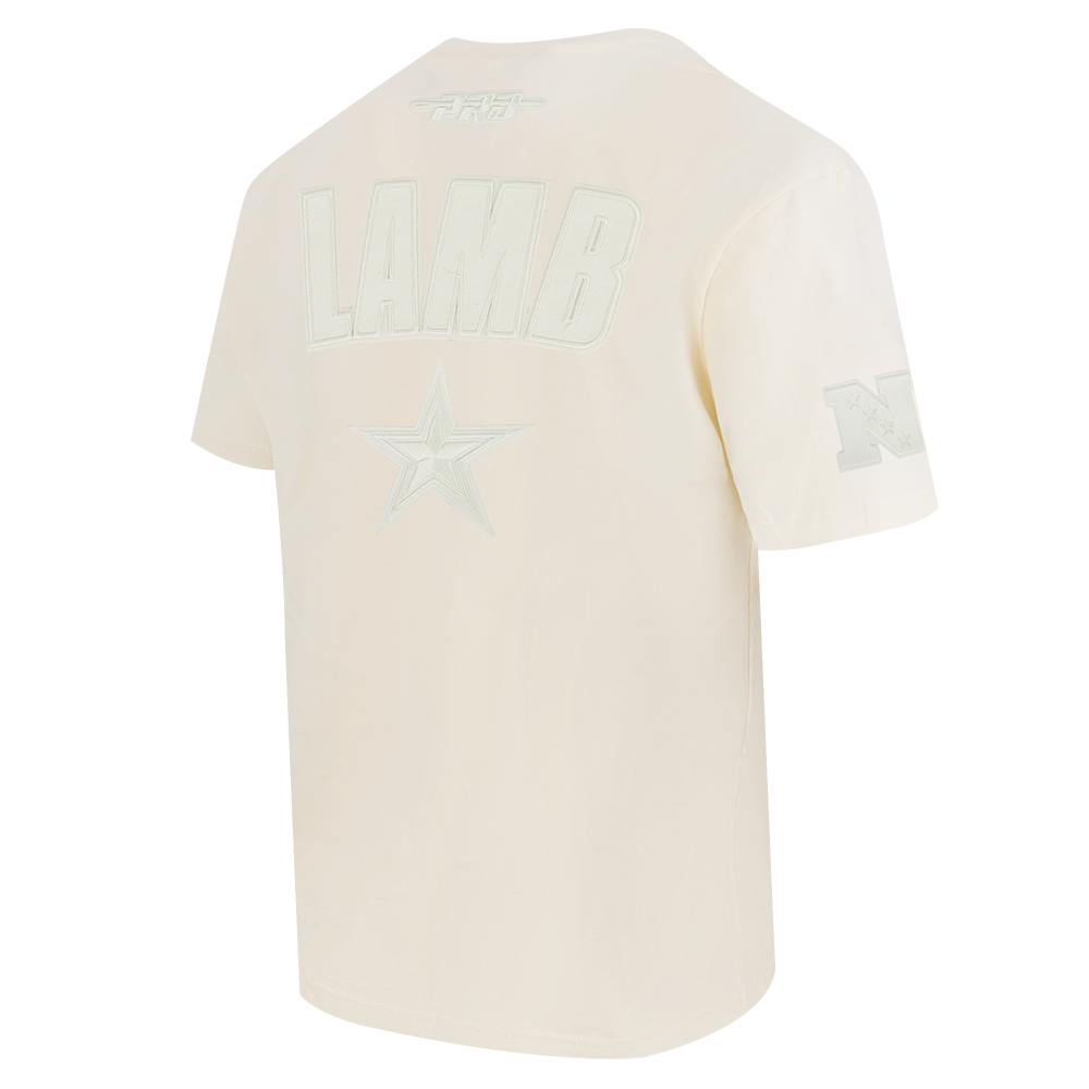 NFL DALLAS COWBOYS CEE DEE LAMB #88 NEUTRAL PNN MEN'S S/S TEE (EGGSHELL)