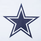 NFL DALLAS COWBOYS CEE DEE LAMB #88 CLASSIC MESH PNN CHEMISE BOUTONNÉE EN FILET POUR HOMME (BLANC/MARINE MINUIT)