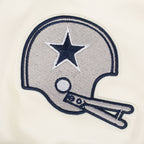 NFL DALLAS COWBOYS FIRST TEAM MEN'S RAGLAN TEE (EGGSHELL/ MIDNIGHT NAVY)