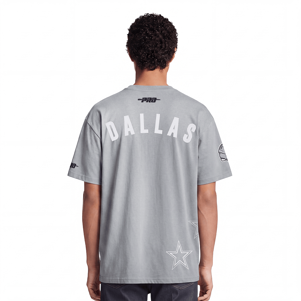 NFL DALLAS COWBOYS T-SHIRT À MANCHES COURTES POUR HOMME (BÉTON)