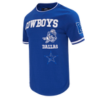 NFL DALLAS COWBOYS RETRO CLASSIC T-SHIRT POUR HOMME (BLEU DODGER)