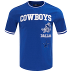 NFL DALLAS COWBOYS RETRO CLASSIC T-SHIRT POUR HOMME (BLEU DODGER)
