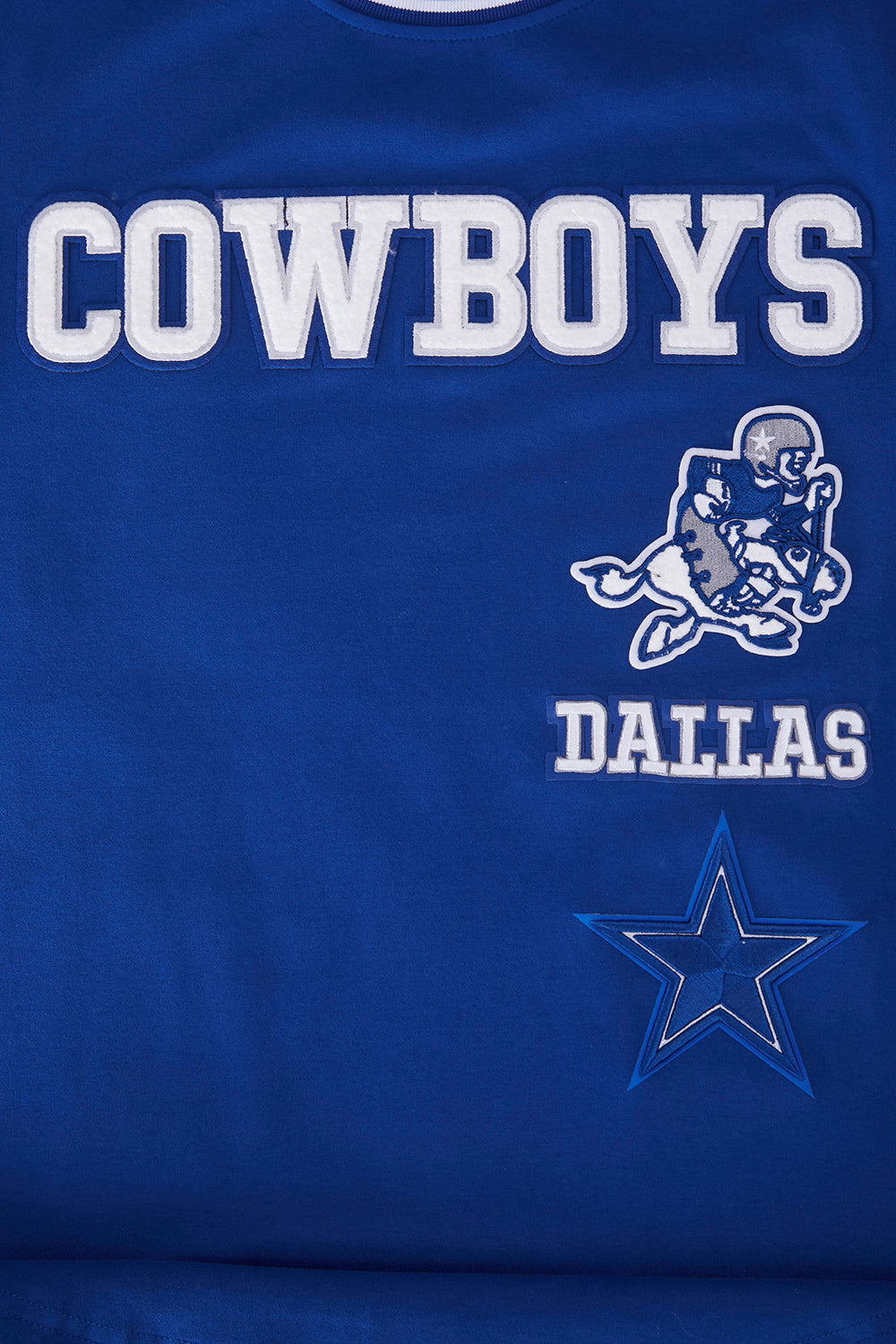 NFL DALLAS COWBOYS RETRO CLASSIC T-SHIRT POUR HOMME (BLEU DODGER)