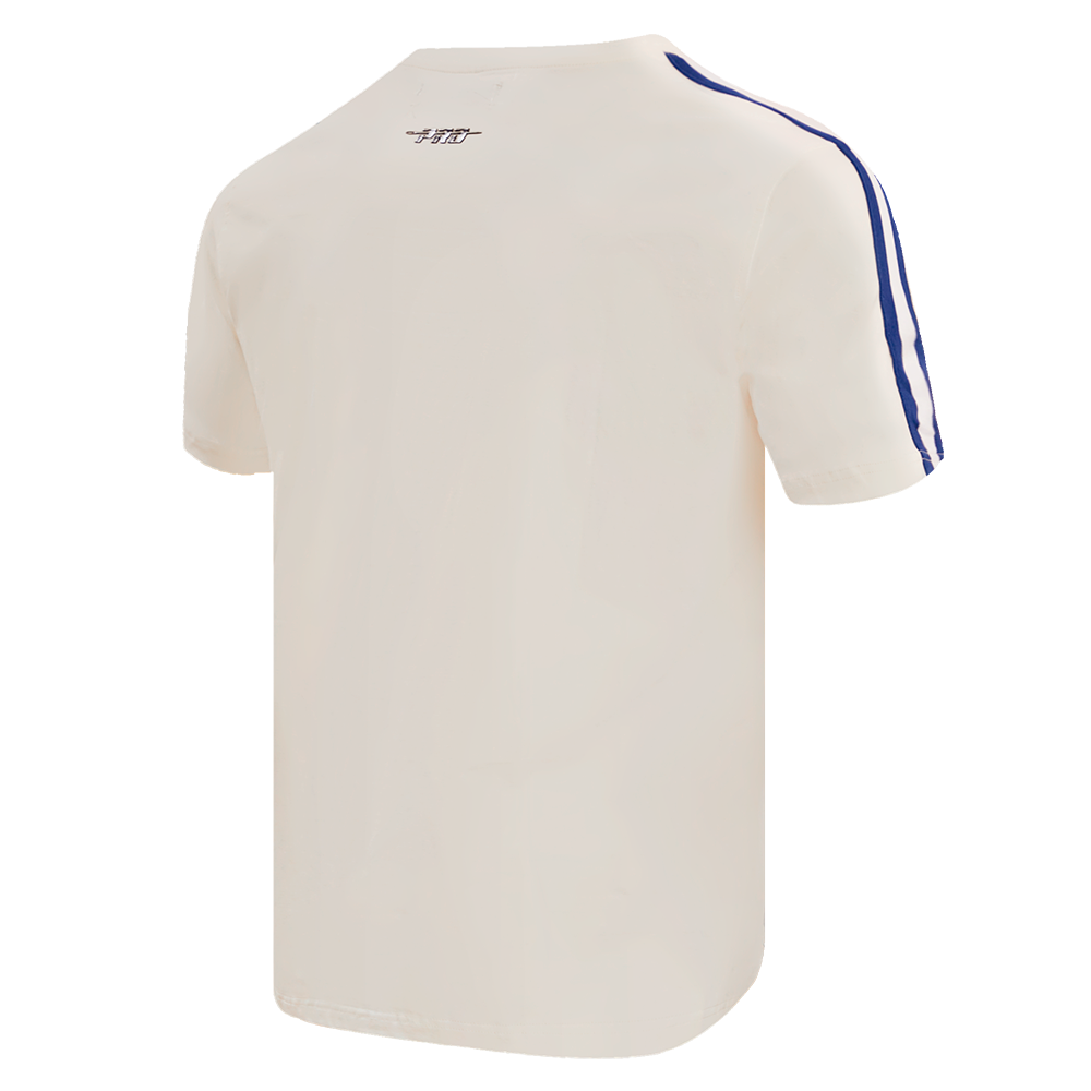 NFL DALLAS COWBOYS RETRO CLASSIC MEN'S STRIPED TEE (EGGSHELL/DODGER BLUE)