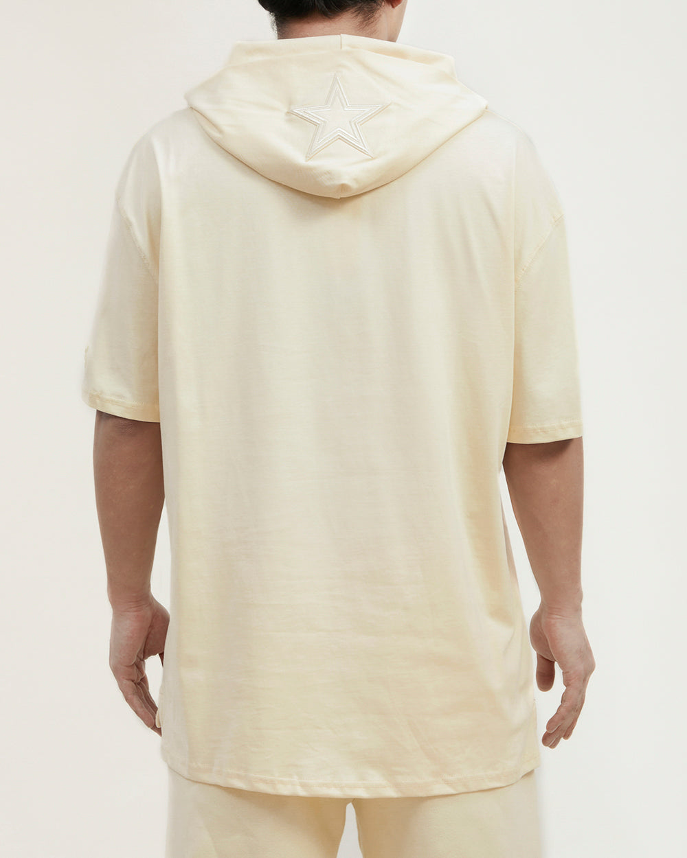 NFL DALLAS COWBOYS NEUTRAL MEN'S PULLOVER HOODIE (EGGSHELL)