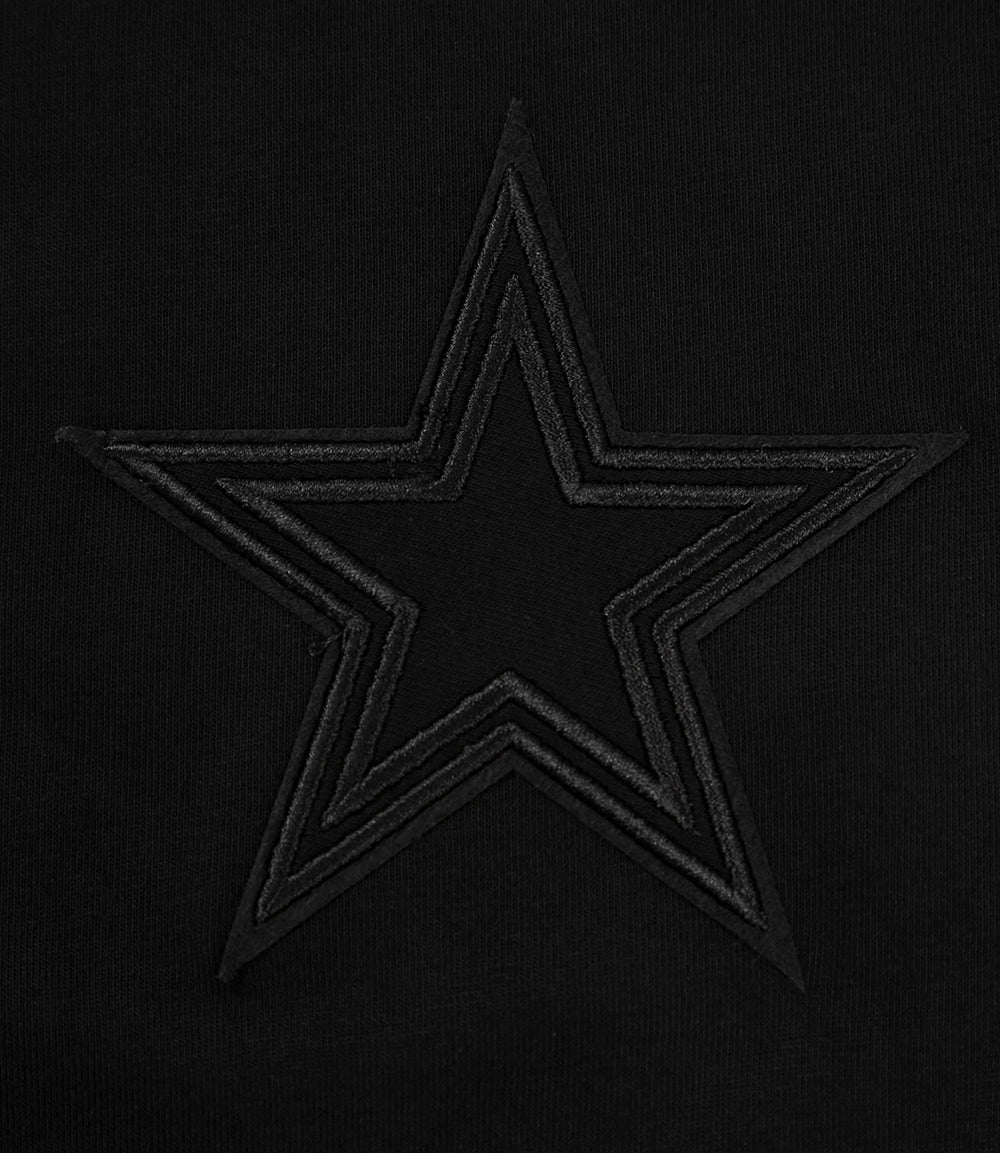 NFL DALLAS COWBOYS NEUTRAL T-SHIRT À ÉPAULES TOMBANTES POUR HOMME (NOIR)