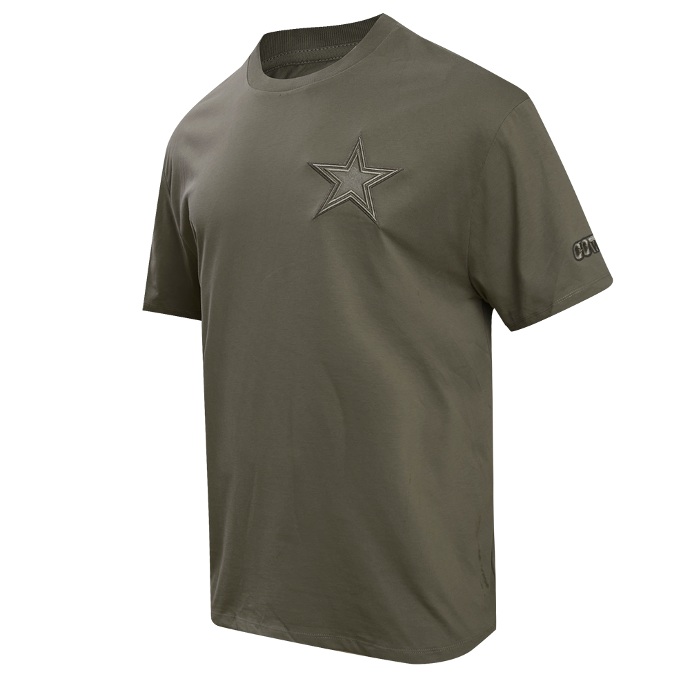 NFL DALLAS COWBOYS NEUTRAL DROP SHOULDER MEN'S TEE (DARK TAUPE)