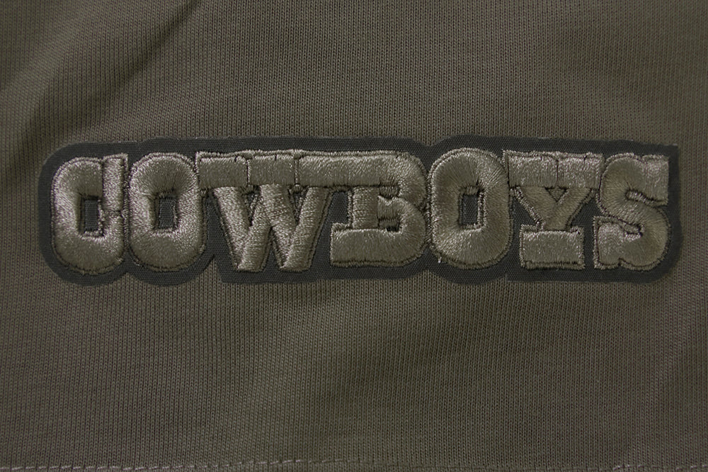 NFL DALLAS COWBOYS NEUTRAL T-SHIRT À ÉPAULES TOMBANTES POUR HOMME (TAUPE FONCÉ)