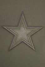 NFL DALLAS COWBOYS NEUTRAL T-SHIRT À ÉPAULES TOMBANTES POUR HOMME (TAUPE FONCÉ)