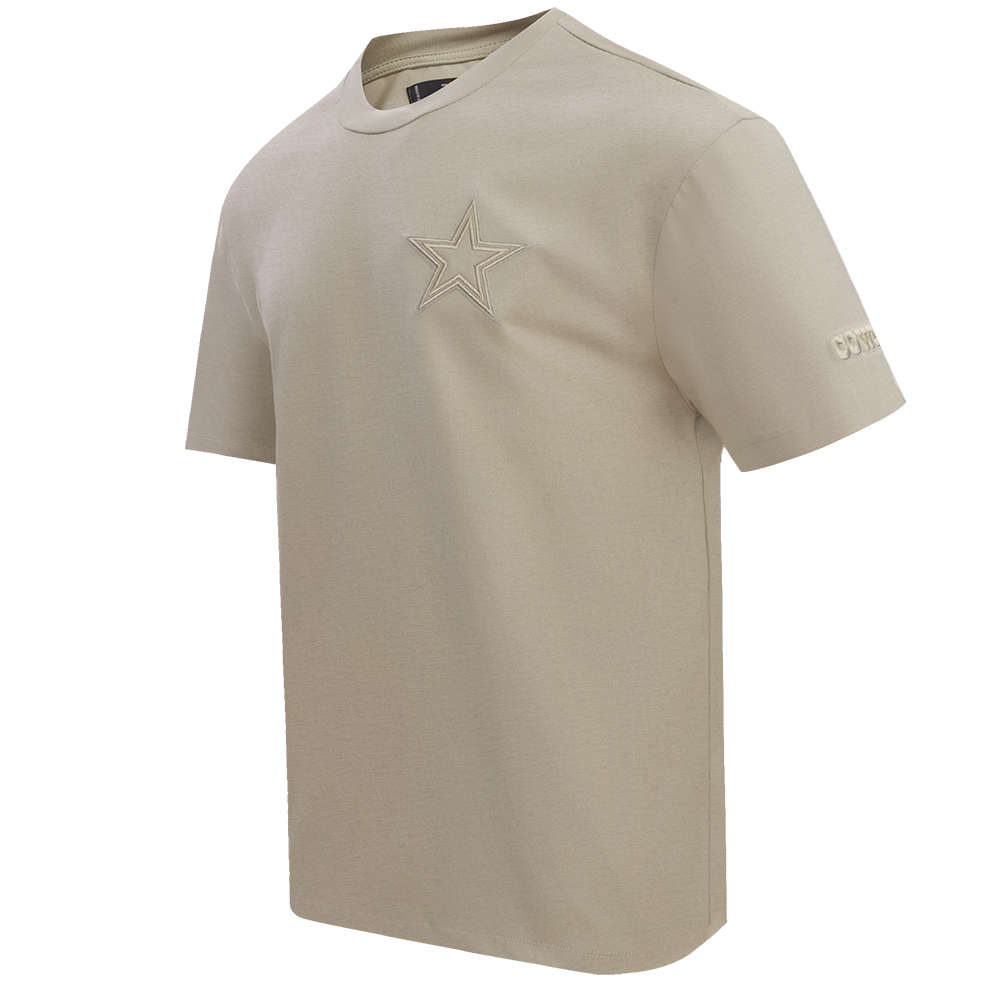 NFL DALLAS COWBOYS NEUTRAL DROP SHOULDER MEN'S TEE (TAUPE)