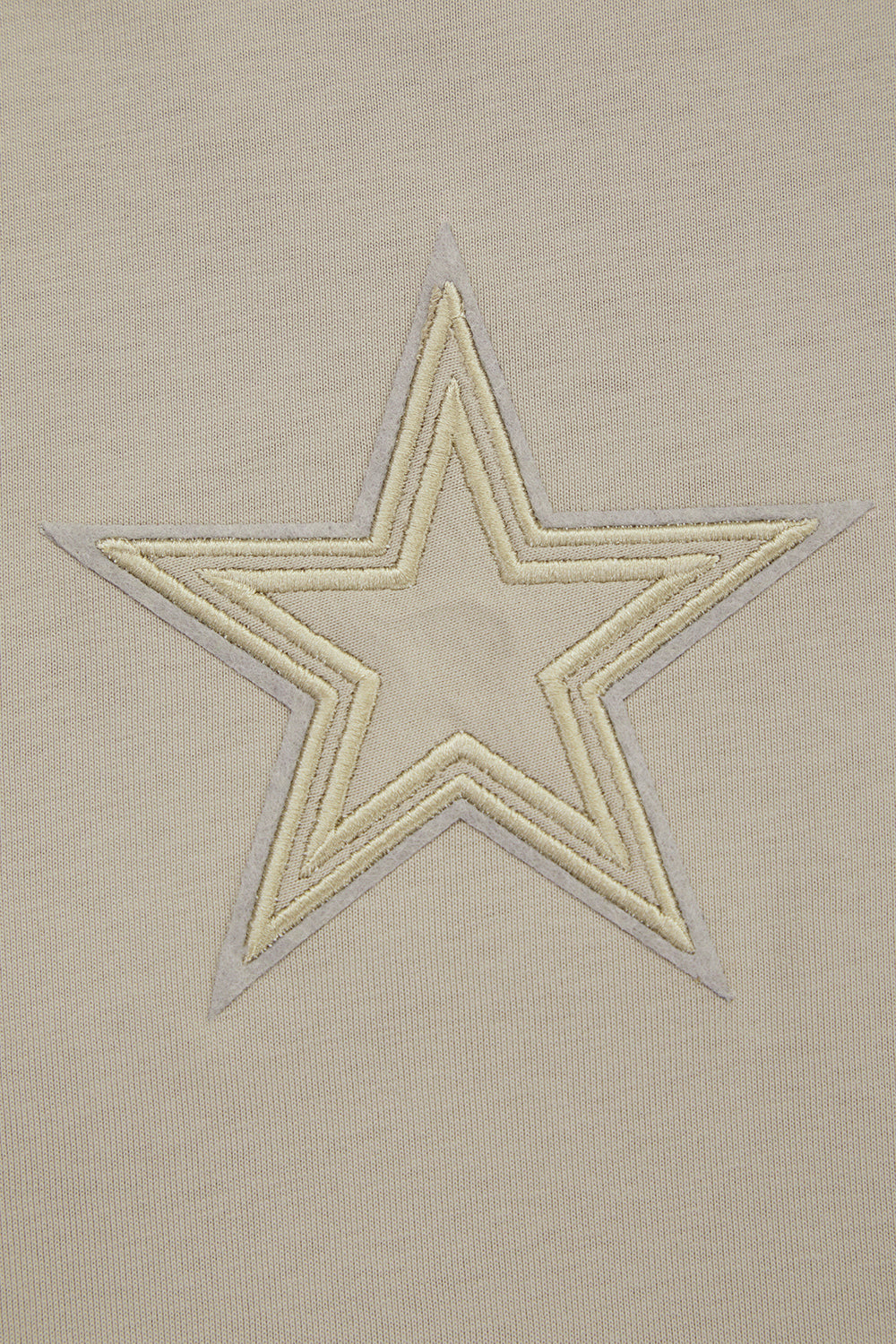 NFL DALLAS COWBOYS NEUTRAL DROP SHOULDER MEN'S TEE (TAUPE)