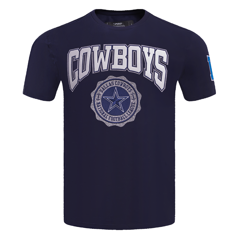 NFL DALLAS COWBOYS CREST EMBLEM T-SHIRT POUR HOMME (MARINE MINUIT)