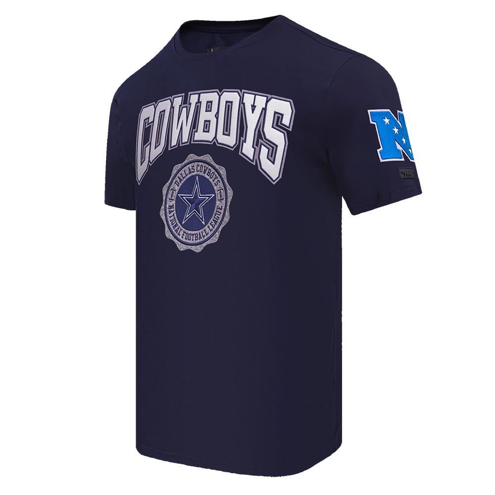 NFL DALLAS COWBOYS CREST EMBLEM T-SHIRT POUR HOMME (MARINE MINUIT)