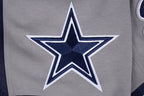 NFL DALLAS COWBOYS SCRIPT TAIL SHORT EN MAILLE DOUBLE 2.0 POUR HOMME (GRIS/MARINE MINUIT)