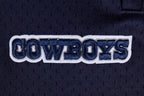 NFL DALLAS COWBOYS SCRIPT TAIL SHORT EN MAILLE DOUBLE 2.0 POUR HOMME (GRIS/MARINE MINUIT)