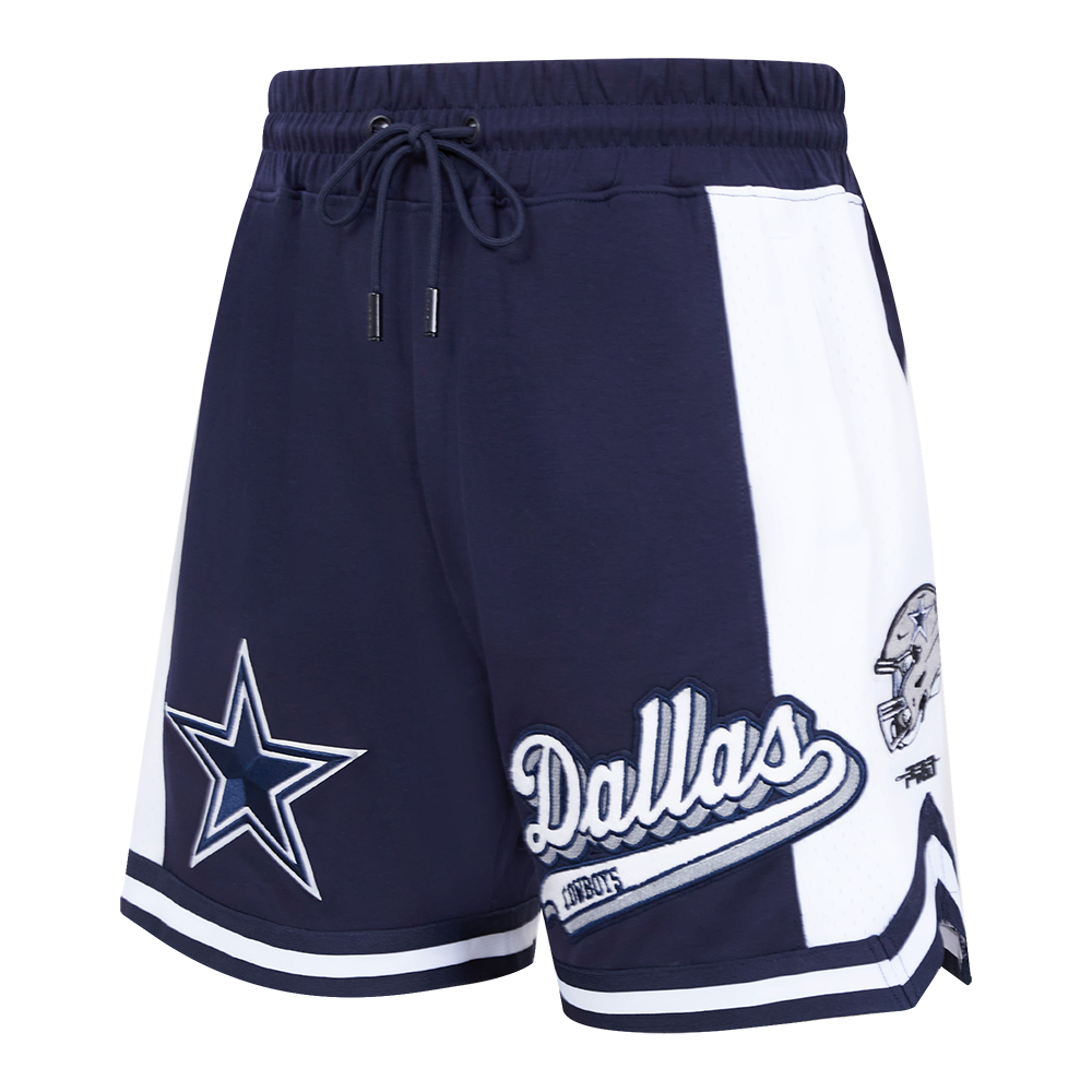 NFL DALLAS COWBOYS SCRIPT TAIL MEN'S DOUBLE KNIT 2.0 SHORT (MIDNIGHT NAVY)