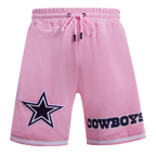 NFL DALLAS COWBOYS CLASSIC CHENILLE SHORT EN MAILLE DOUBLE (ROSE)